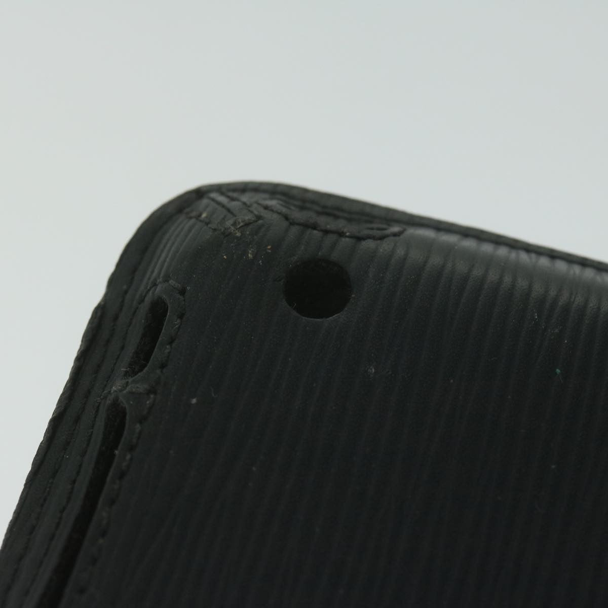Louis Vuitton iPad Case Epi Leather, BLACK, LEATHER, Tech accessory