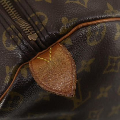 Louis Vuitton Keepall Bag Monogram Canvas, BROWN, CANVAS, Travel bag