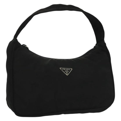 Prada Hobo Tessuto, BLACK, NYLON, Handbag