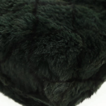 Chanel Vintage CC Chain Tote Printed Lapin Fur, GREEN, FAUX_FUR, Tote bag