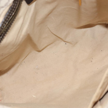 Celine Vintage Macadam Tote bag Canvas, WHITE, CANVAS, Tote bag