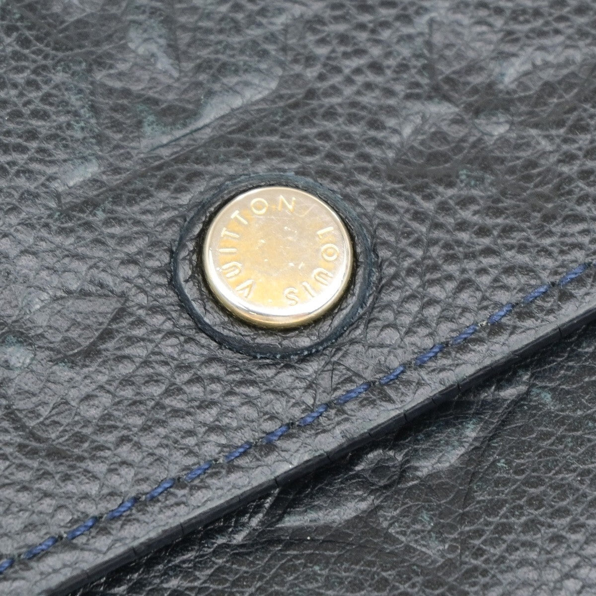 Louis Vuitton Virtuose Wallet Monogram Empreinte Leather, NAVY, LEATHER, Wallets