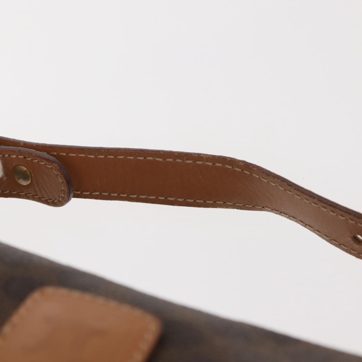 Celine Vintage Macadam Handbag Macadam, BROWN, CANVAS, Handbag