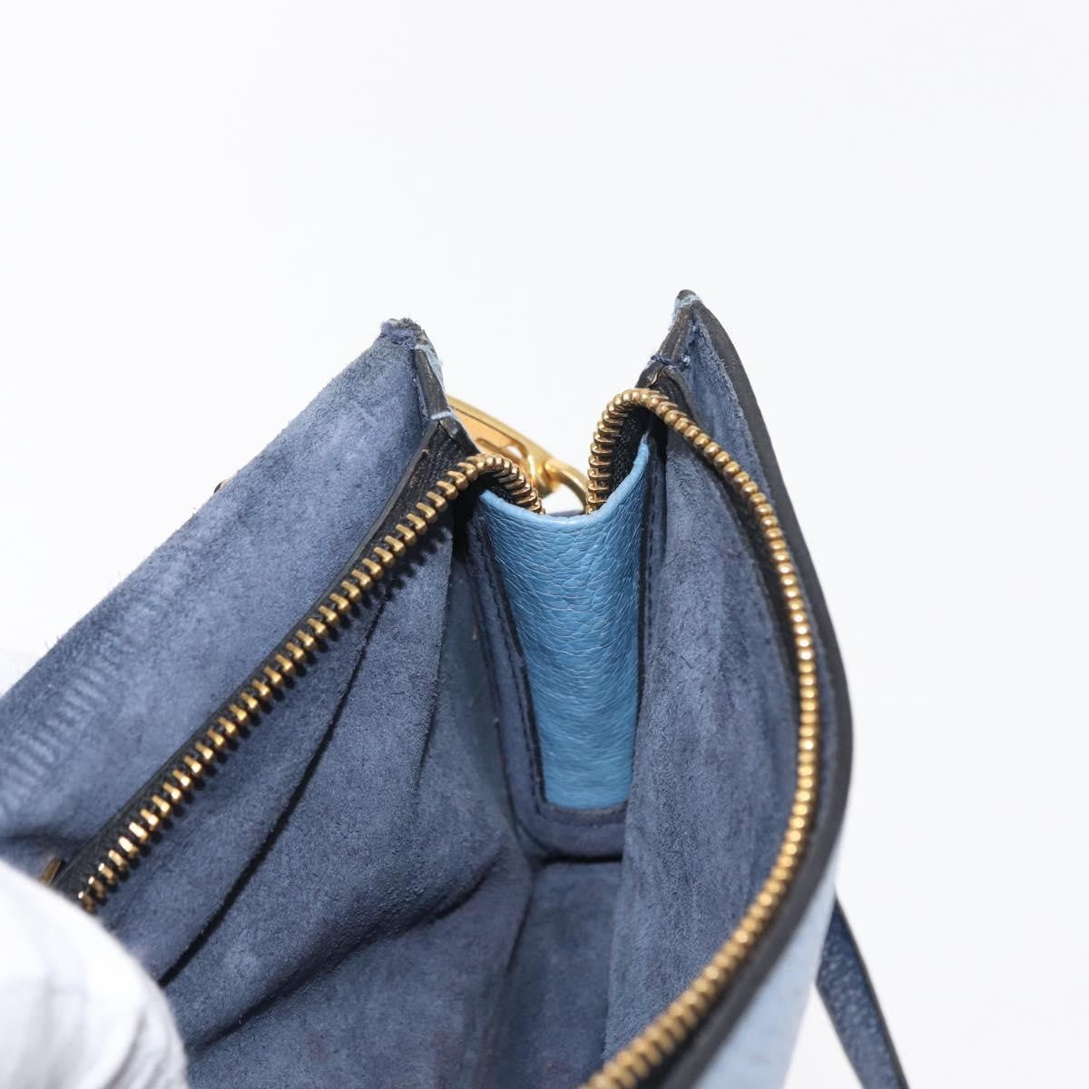 Miu Miu Shoulder Bag Leather, BLUE, LEATHER, Shoulder bag