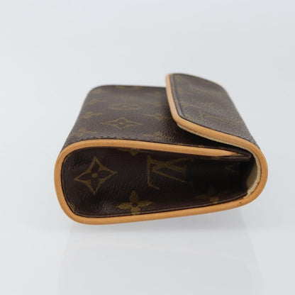 Louis Vuitton Florentine Waist Bag Monogram Canvas, BROWN, CANVAS, Clutche & pouche