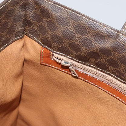 Celine Vintage Macadam Tote bag Canvas, BROWN, CANVAS, Tote bag