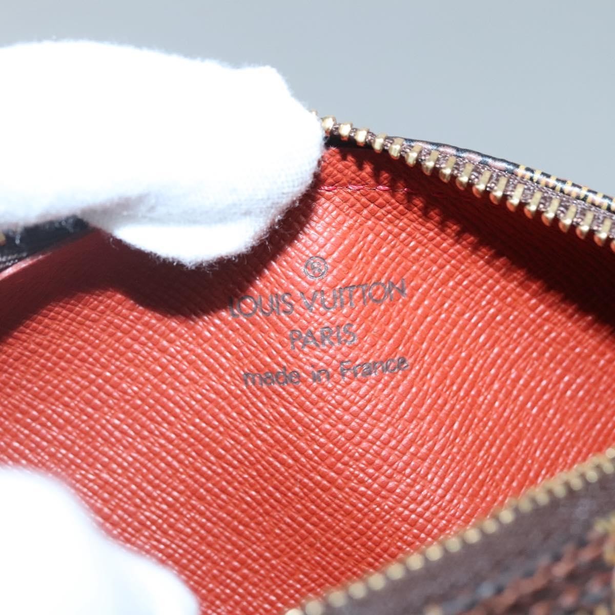 Louis Vuitton Papillon Pochette Damier, BROWN, CANVAS, Handbag