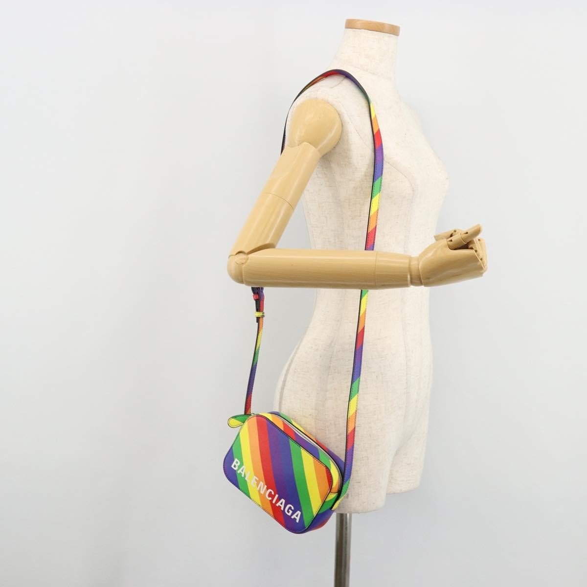 Balenciaga Everyday Camera Bag Leather, Multicolour, Leather, Shoulder Bag
