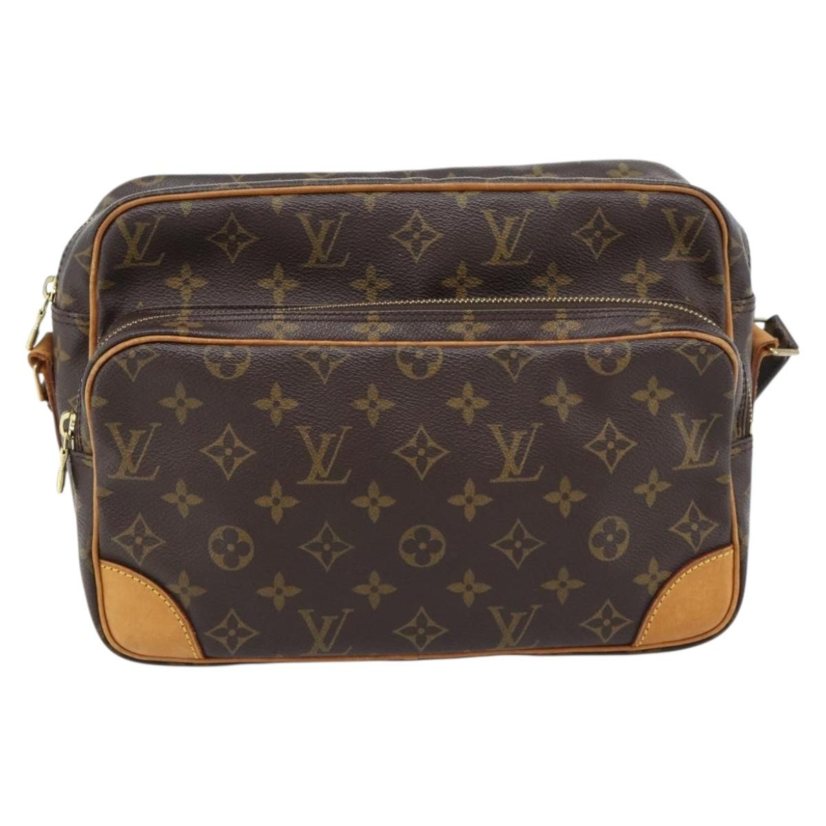 Louis Vuitton Nil Messenger Bag Monogram Canvas, Brown, Canvas, Shoulder Bag