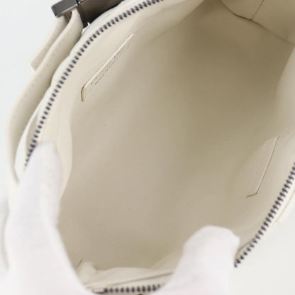 Christian Dior DiorTravel Nomad Pouch Macrocannage Quilt Calfskin, WHITE, LEATHER, Clutche & pouche