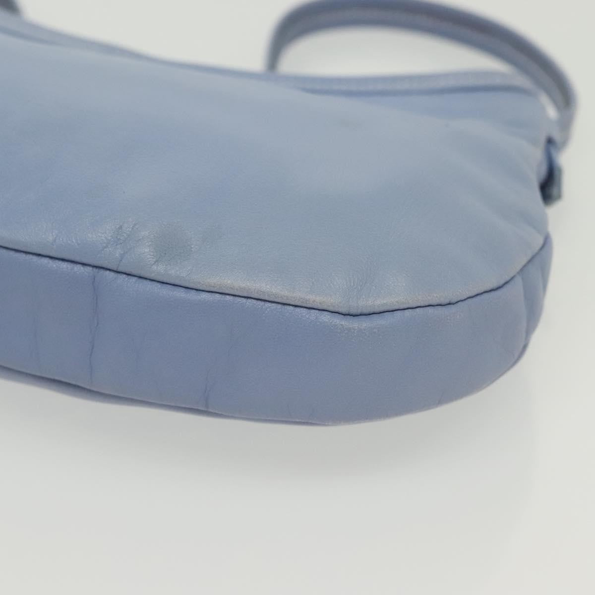 Salvatore Ferragamo Vala Shoulder Bag Leather, BLUE, LEATHER, Shoulder bag