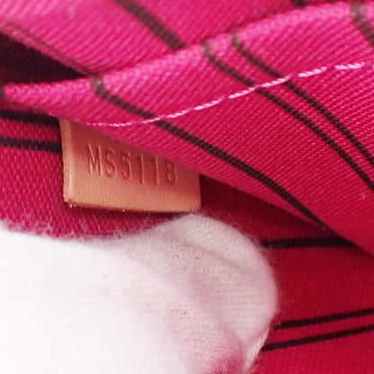 Louis Vuitton Neverfull Pochette Monogram Canvas, BROWN, CANVAS, Tote bag