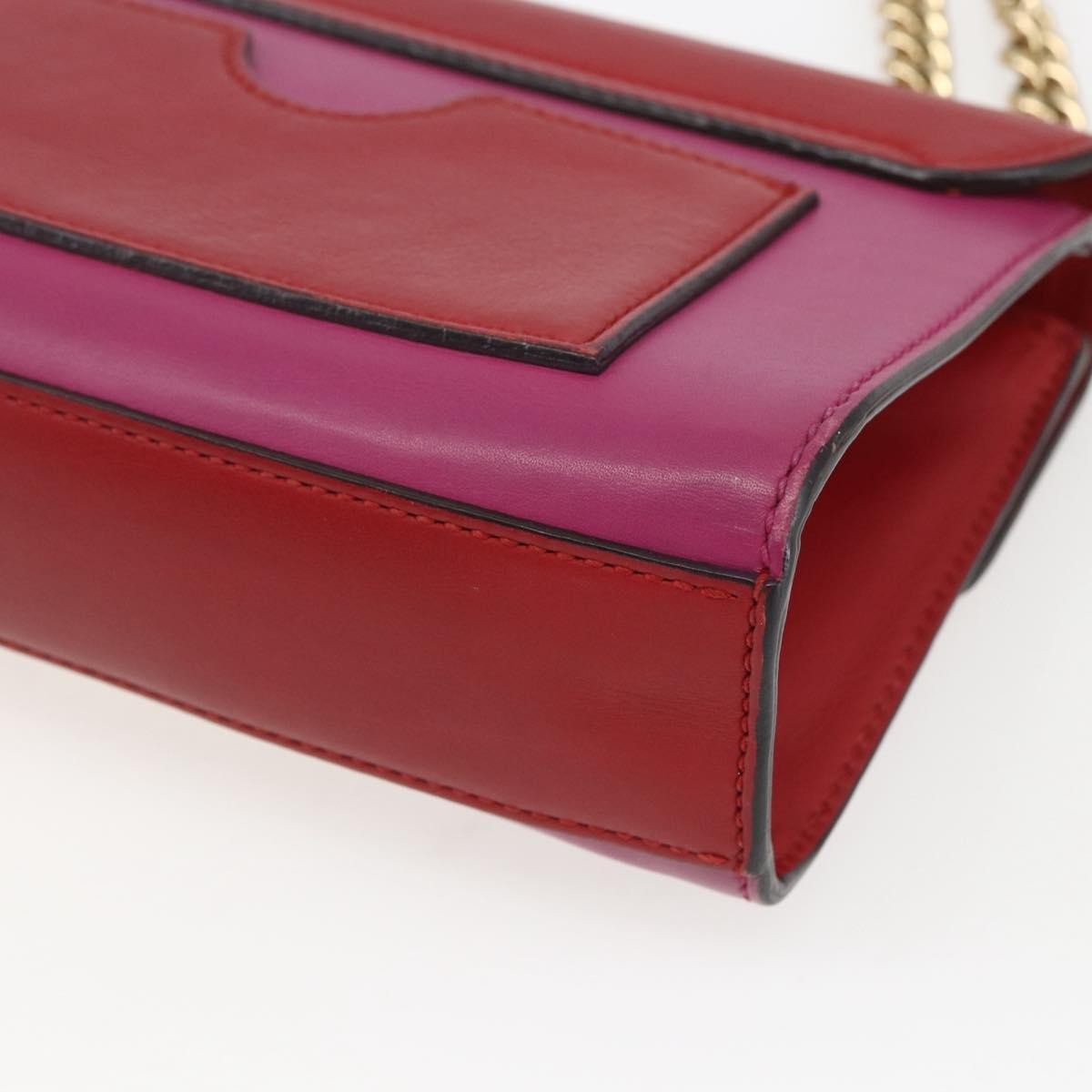 Gucci Padlock Shoulder Bag Leather, RED, LEATHER, Shoulder bag