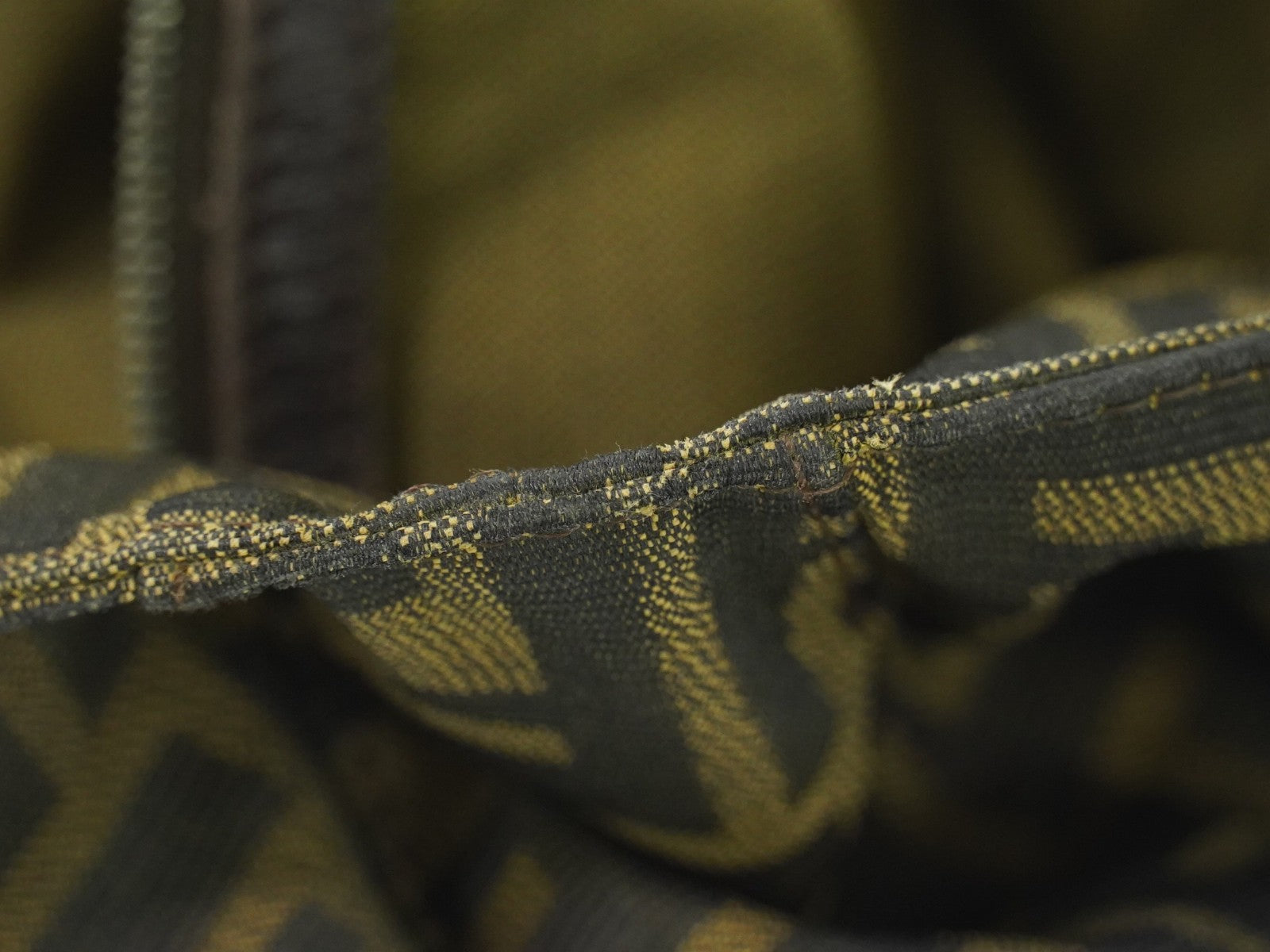 Fendi Zucca Tote bag FF motif, BROWN, CANVAS, Handbag