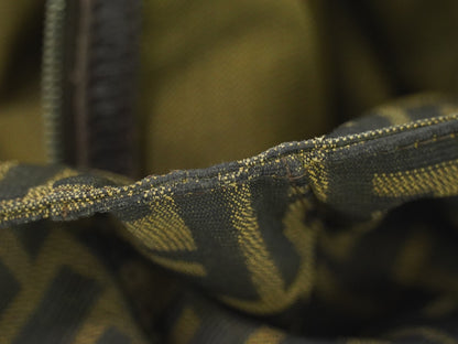 Fendi Zucca Tote bag FF motif, BROWN, CANVAS, Handbag