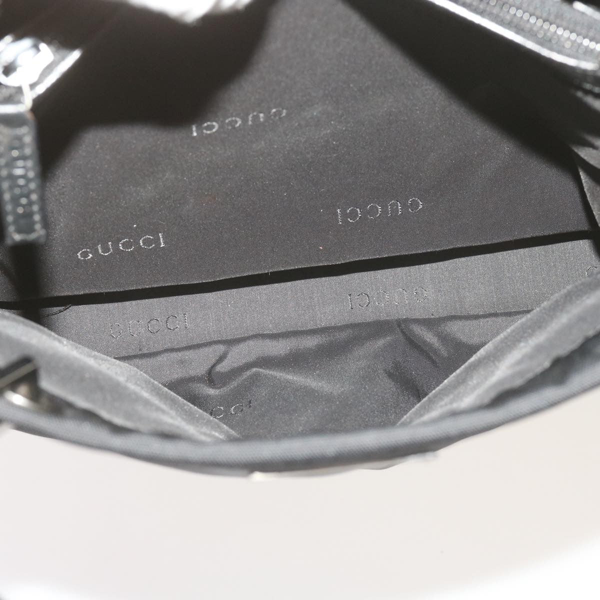 Gucci Bamboo Shopper Tote Canvas, BLACK, CANVAS, Tote bag