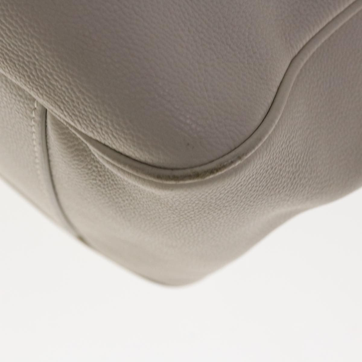 Christian Dior Vintage Handbag Leather, WHITE, LEATHER, Handbag