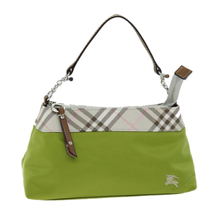 Burberry Nova check Pochette Nylon, GREEN, NYLON, Clutche & pouche