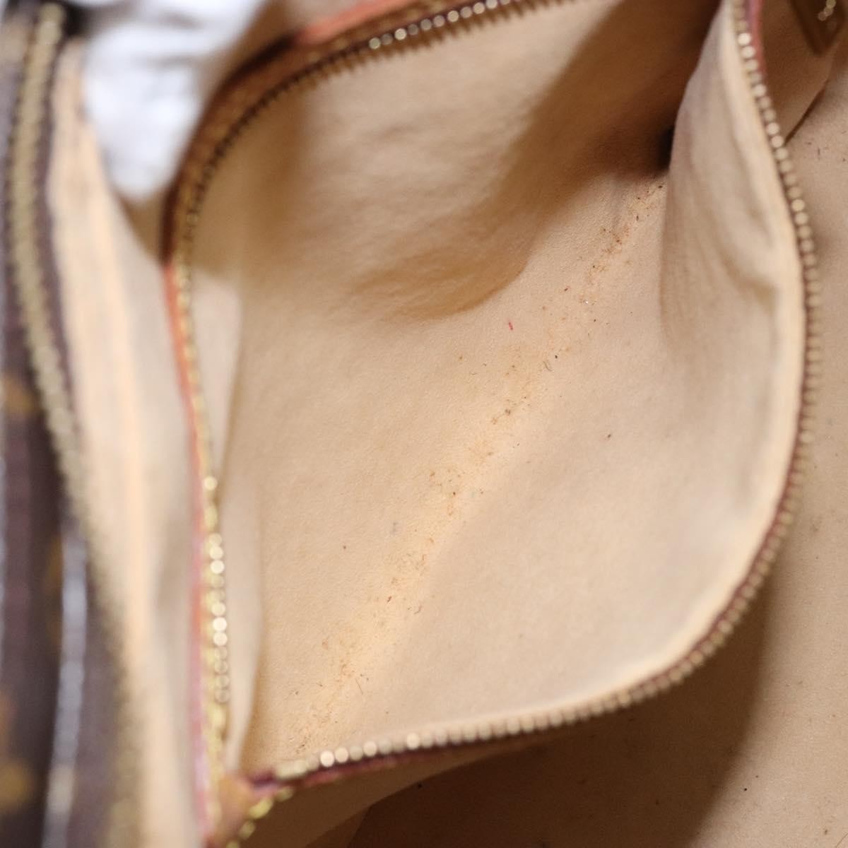 Louis Vuitton Looping Handbag Monogram Canvas, BROWN, CANVAS, Handbag