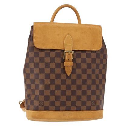 Louis Vuitton Arlequin Backpack Damier, BROWN, CANVAS, Backpack