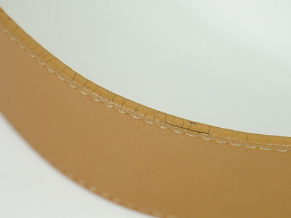 Chanel Boy Accordion Flap Bag Quilted Lambskin, BEIGE, LEATHER, Shoulder bag