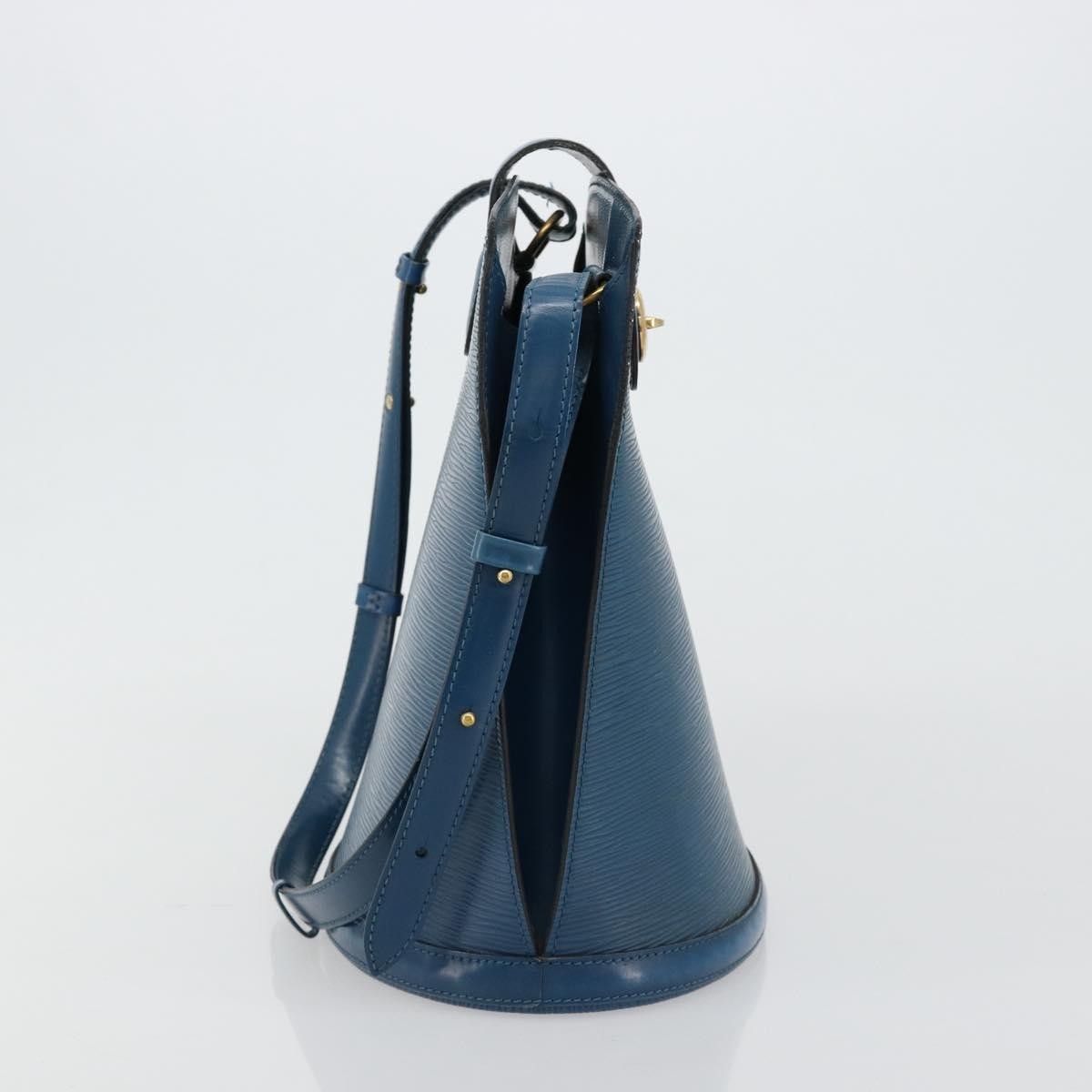 Louis Vuitton Cluny Shoulder Bag Epi Leather, Blue, Leather, Shoulder Bag