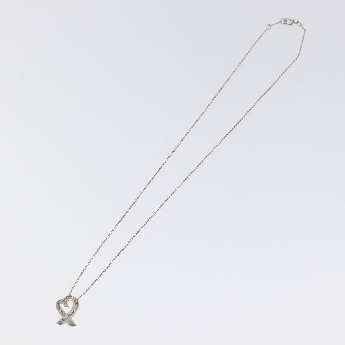 Tiffany & Co. Paloma Picasso Loving Heart Pendant Necklace Silver 925, SILVER, SILVER, Necklace