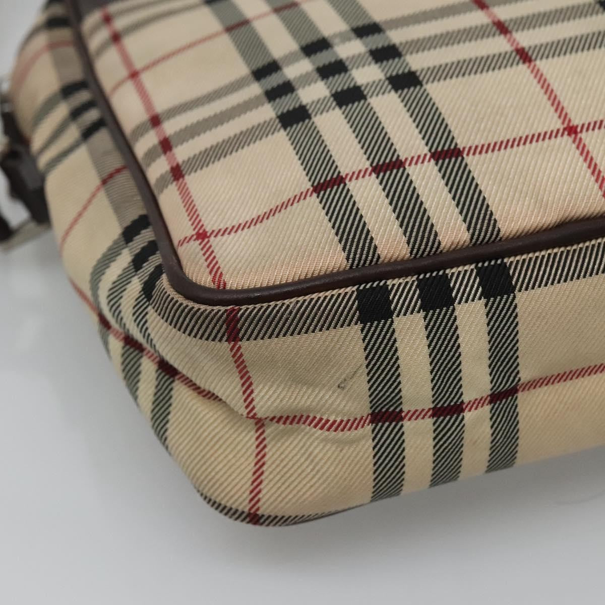 Burberry Zip Messenger Bag Nylon, BEIGE, NYLON, Shoulder bag