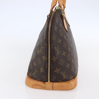 Louis Vuitton Alma Handbag Monogram Canvas, BROWN, CANVAS, Handbag
