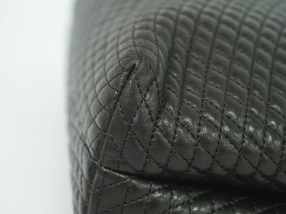 Bally Vintage Handbag Leather, BLACK, LEATHER, Handbag