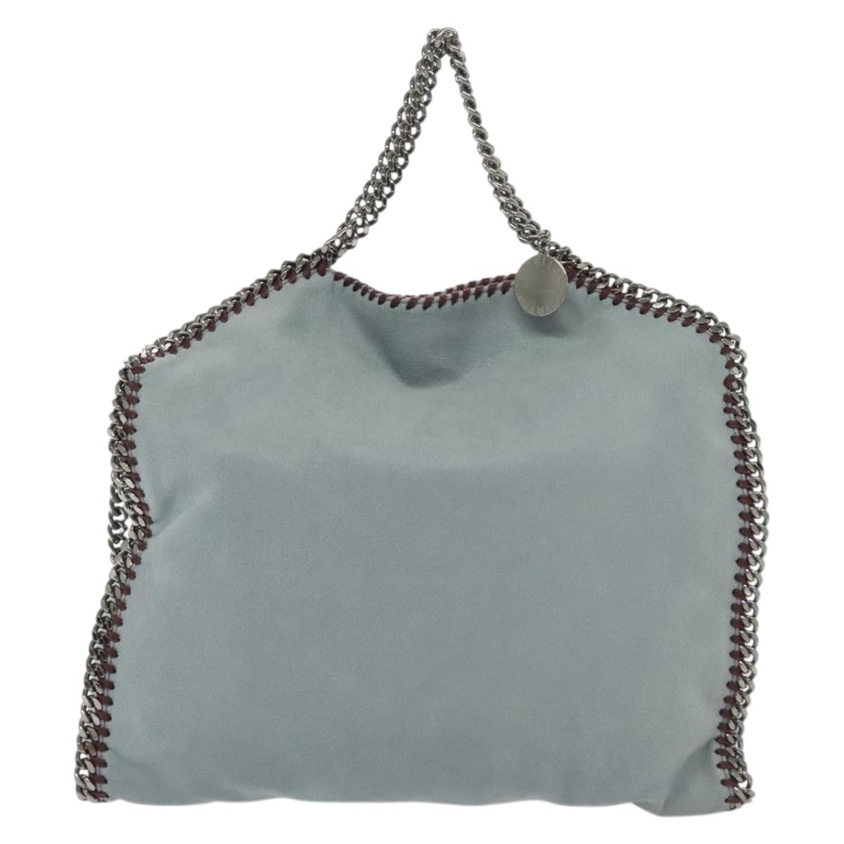 Stella McCartney Falabella Tote Suede, BLUE, SUEDE, Tote bag