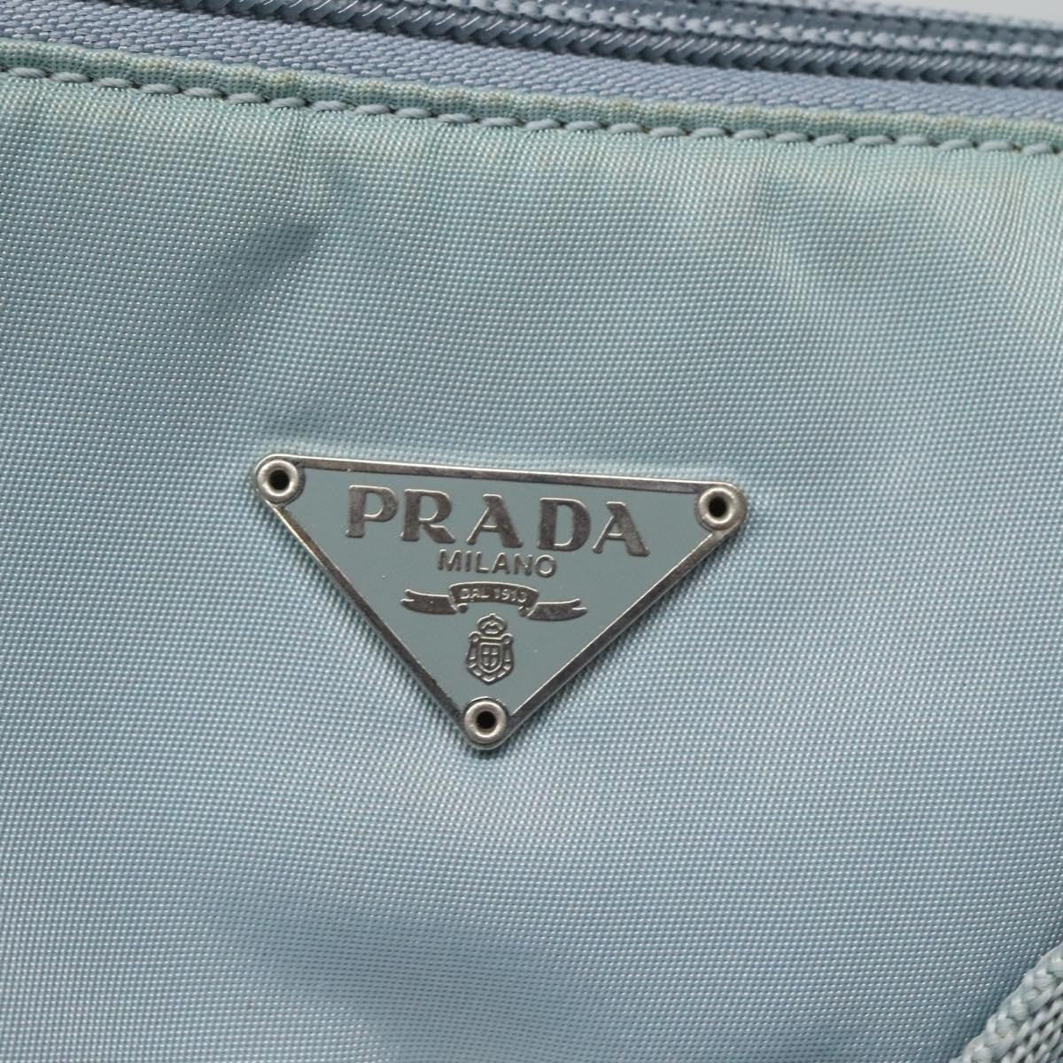 Prada Pochette Shoulder Bag Tessuto, BLUE, NYLON, Clutche & pouche