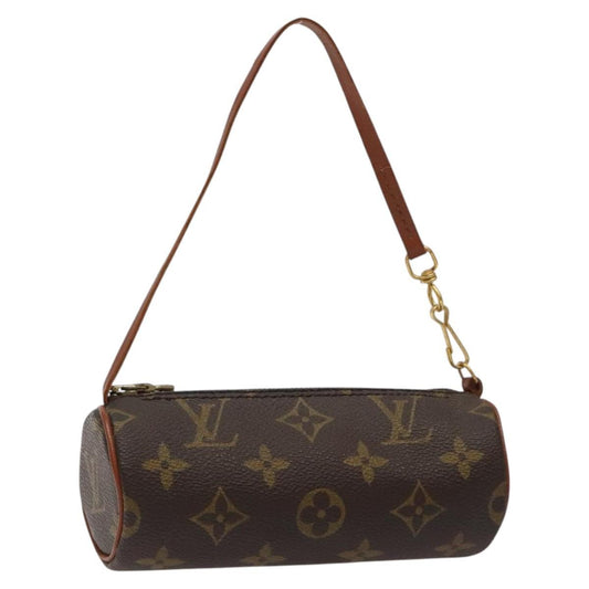 Louis Vuitton Papillon Pochette Monogram Canvas, BROWN, CANVAS, Handbag