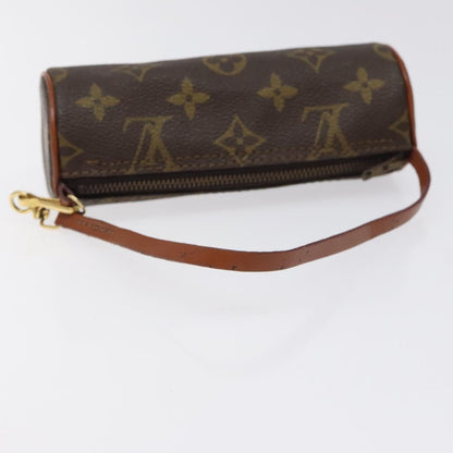 Louis Vuitton Papillon Pochette Monogram Canvas, BROWN, CANVAS, Clutche & pouche