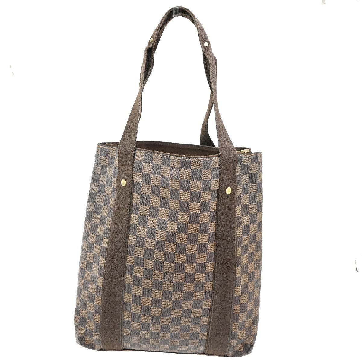 Louis Vuitton Cabas Beaubourg Damier, BROWN, CANVAS, Tote bag