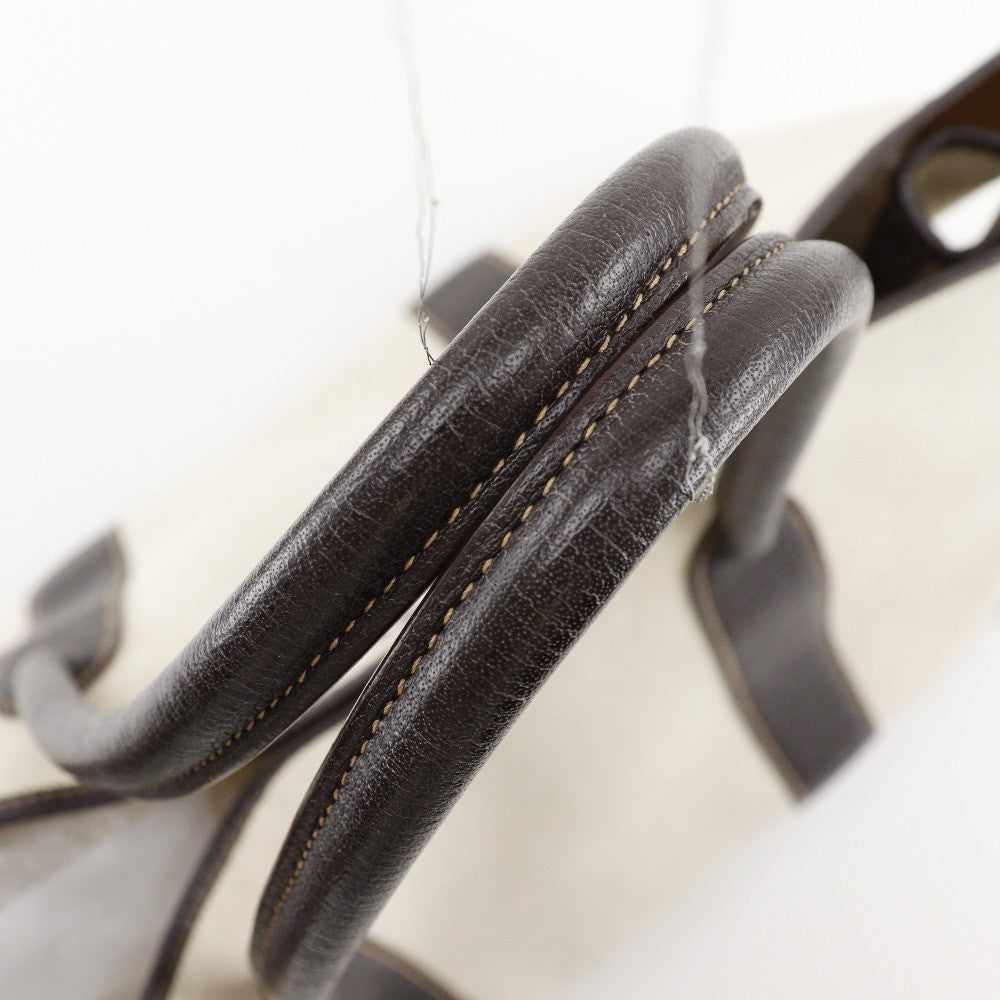 Hermes Garden Party Tote Toile and Leather, BEIGE, CANVAS, Tote bag