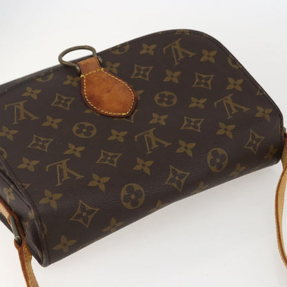 Louis Vuitton Saint Cloud Handbag Monogram Canvas, BROWN, CANVAS, Shoulder bag