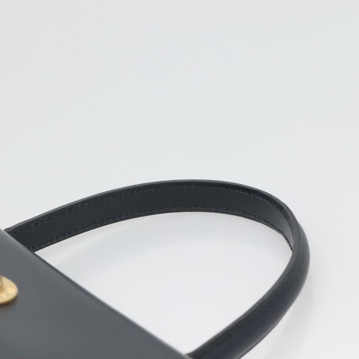 Celine Handbag Leather, NAVY, LEATHER, Handbag