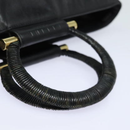 Celine Handbag Leather, BLACK, LEATHER, Handbag