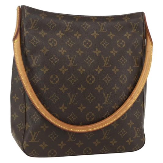 Louis Vuitton Looping Handbag Monogram Canvas, BROWN, CANVAS, Shoulder bag