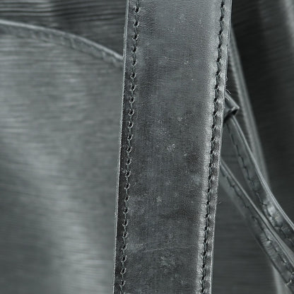 Louis Vuitton Sac a Dos Drawstring Backpack Epi Leather, BLACK, LEATHER, Backpack