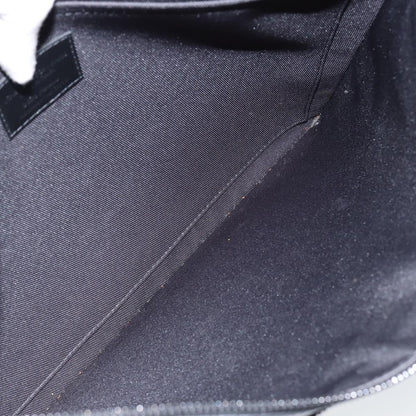 Louis Vuitton Pochette A4 Rainbow Taiga Leather, BLACK, LEATHER, Clutche & pouche