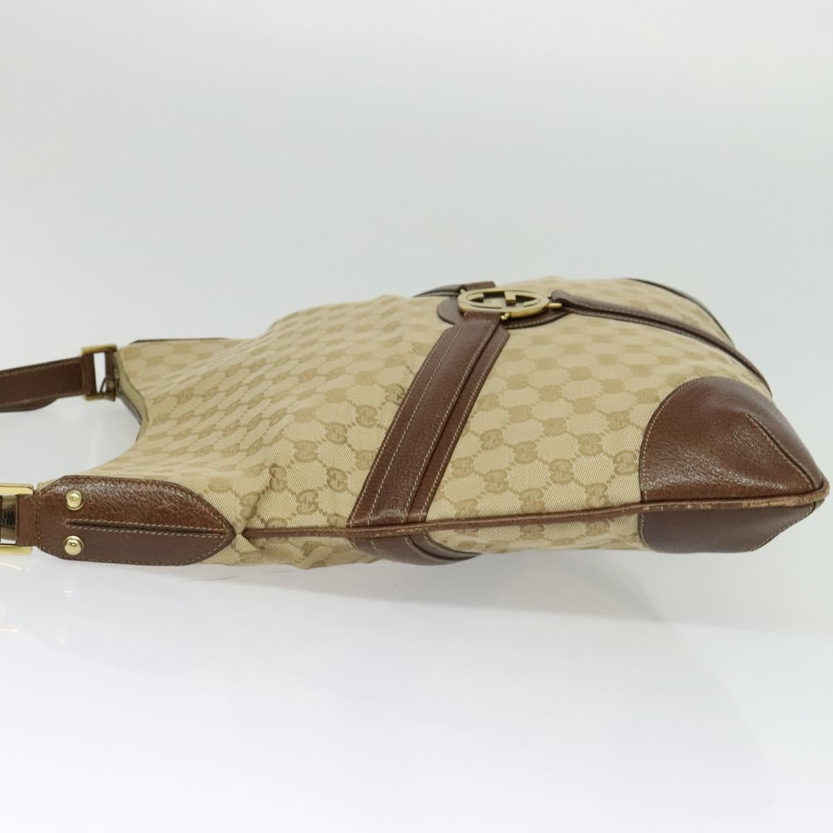 Gucci GG Canvas Bag Canvas, BEIGE, CANVAS, Shoulder bag