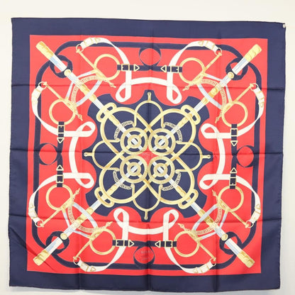 Hermes Carré 90 Silk multicolor, NAVY, SILK, Scarve & shawl