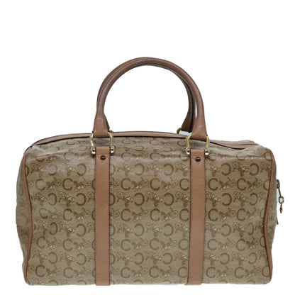 Celine Vintage Macadam Handbag Macadam, BEIGE, LEATHER, Handbag