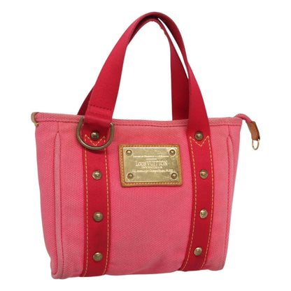 Louis Vuitton Antigua Tote Canvas, PINK, CANVAS, Tote bag