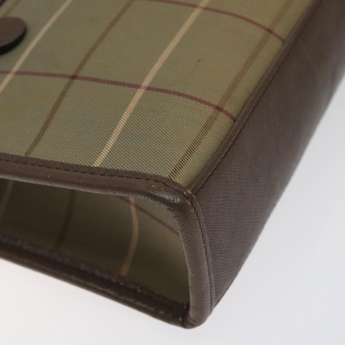 Burberry Nova check Pochette Canvas, BEIGE, CANVAS, Clutche & pouche