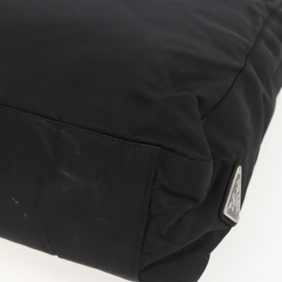 Prada Vintage Tote Nylon, BLACK, NYLON, Tote bag