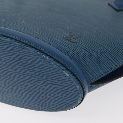 Louis Vuitton Saint Jacques Handbag Epi Leather, BLUE, LEATHER, Shoulder bag