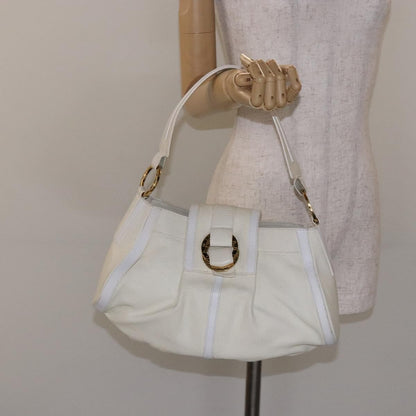 Bvlgari Chandra Top Handle Bag Leather, BEIGE, LEATHER, Shoulder bag